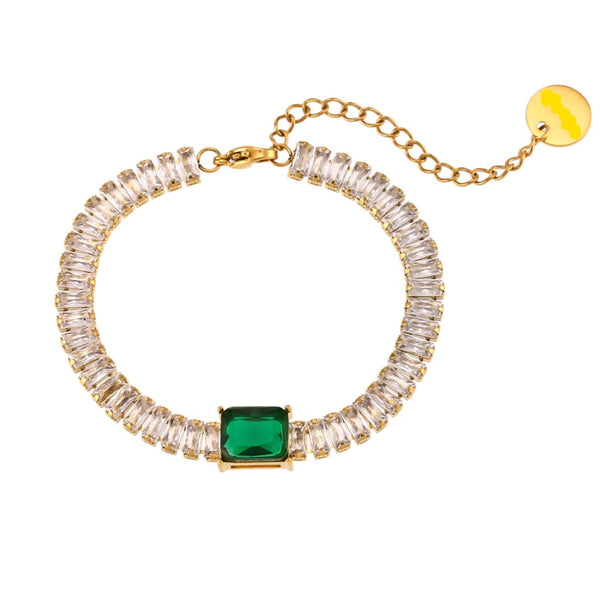 Emerald Zircon Bracelet