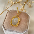Rose Medallion Pendant Necklace