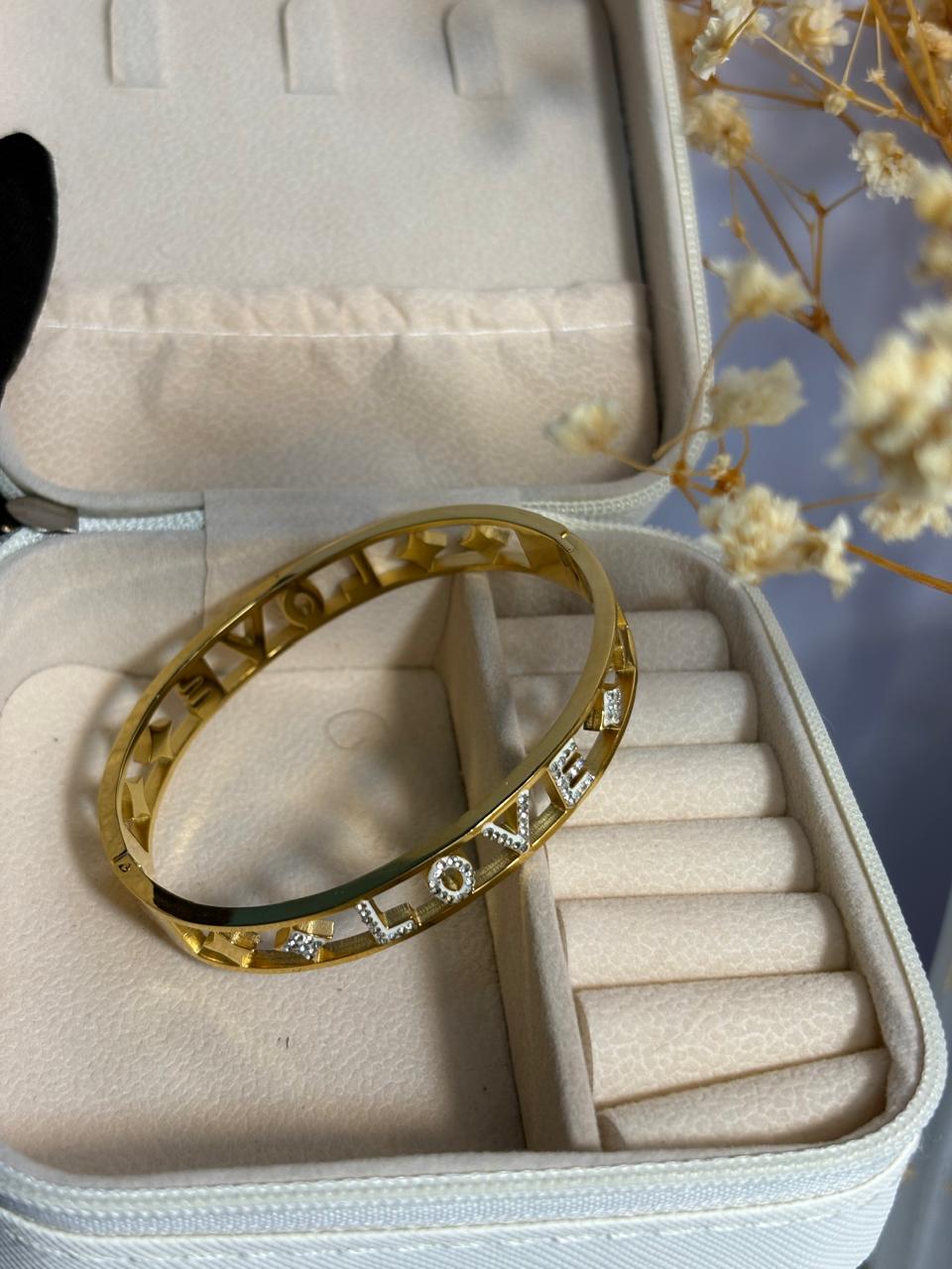 Love Hand Cuff - Stainless