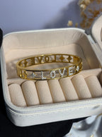 Love Hand Cuff - Stainless