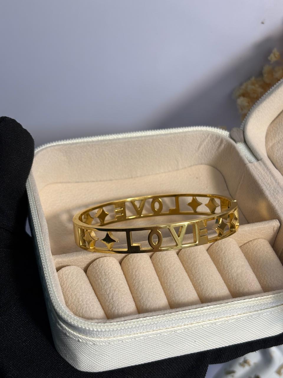 Love Hand Cuff - Stainless