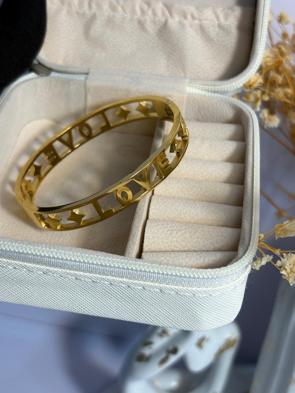Love Hand Cuff - Stainless