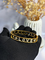 Love Hand Cuff - Stainless