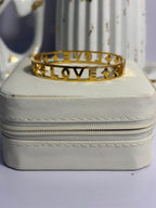 Love Hand Cuff - Stainless