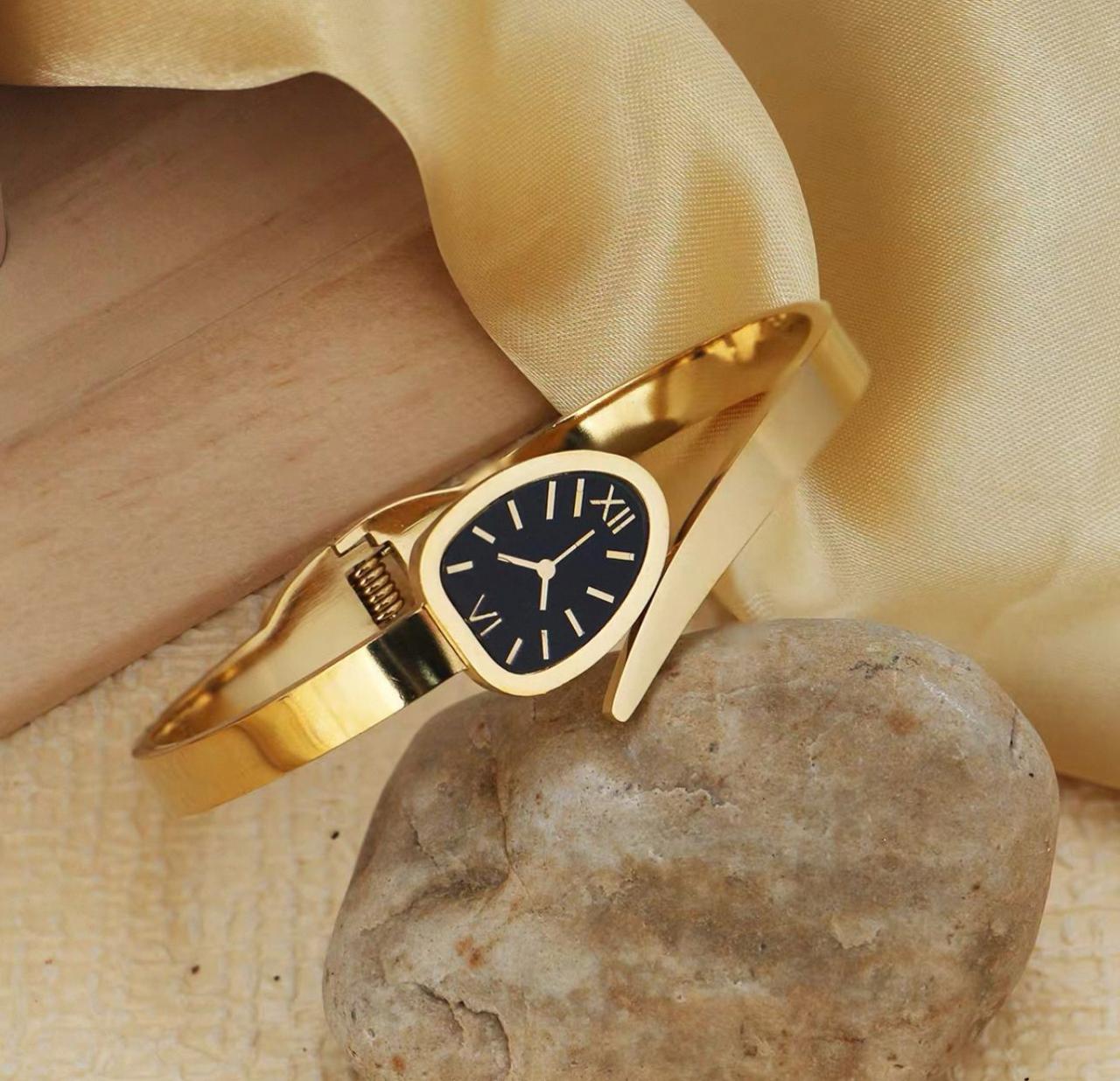 Watch Handcuff Bracelet