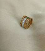 Roman Numeral Multi Layer Ring
