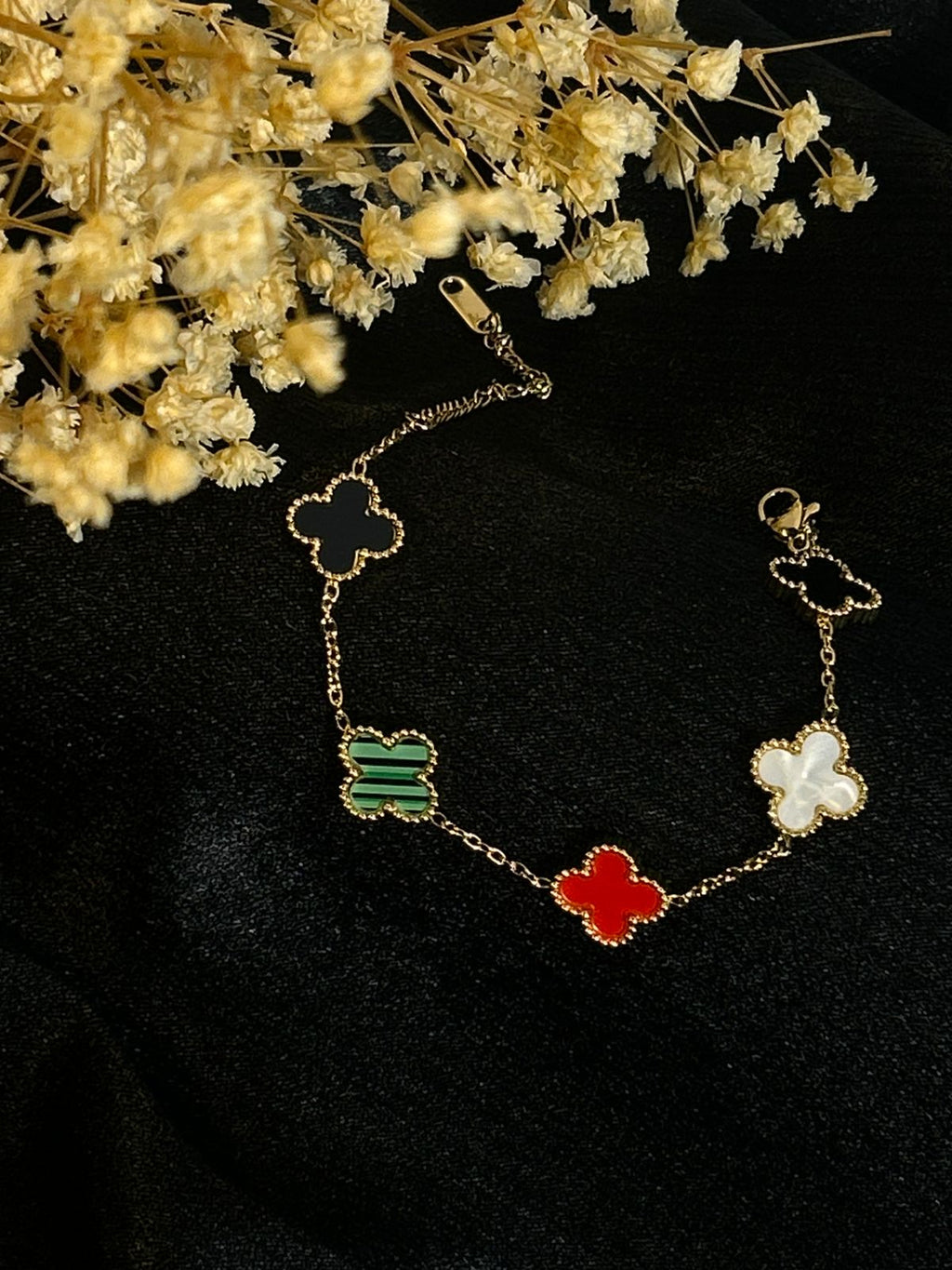 Colorful Clover Bracelet