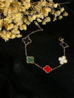 Colorful Clover Bracelet