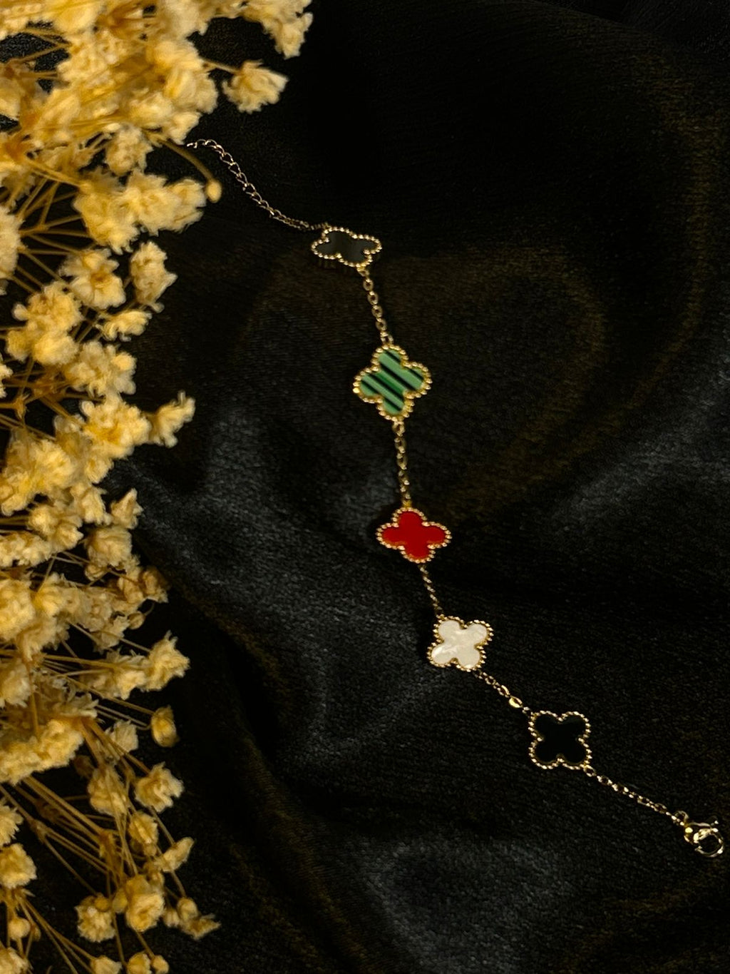 Colorful Clover Bracelet