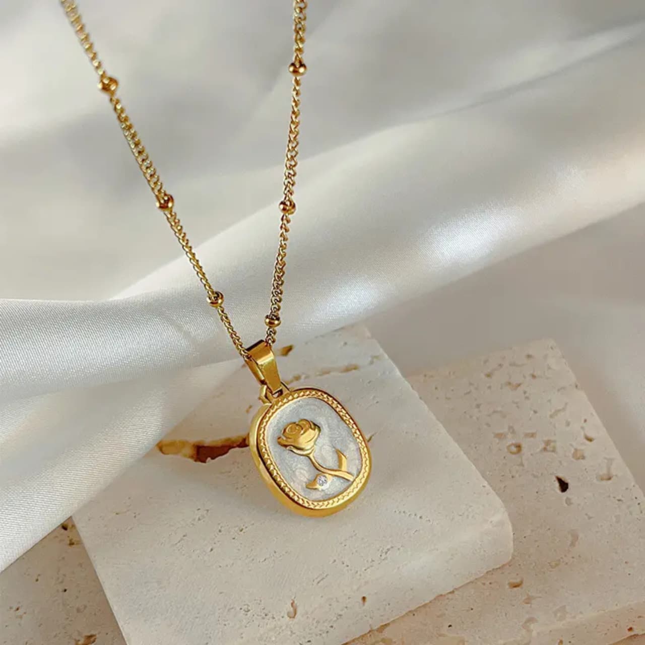 Rose Stainless Necklace