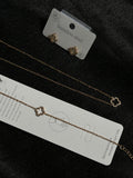 Hollow Clover Studded Set