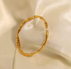 Bamboo Joint Cuff Bangle