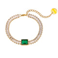 Emerald Zircon Bracelet