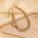 Rhinestone Tennis Bracelet
