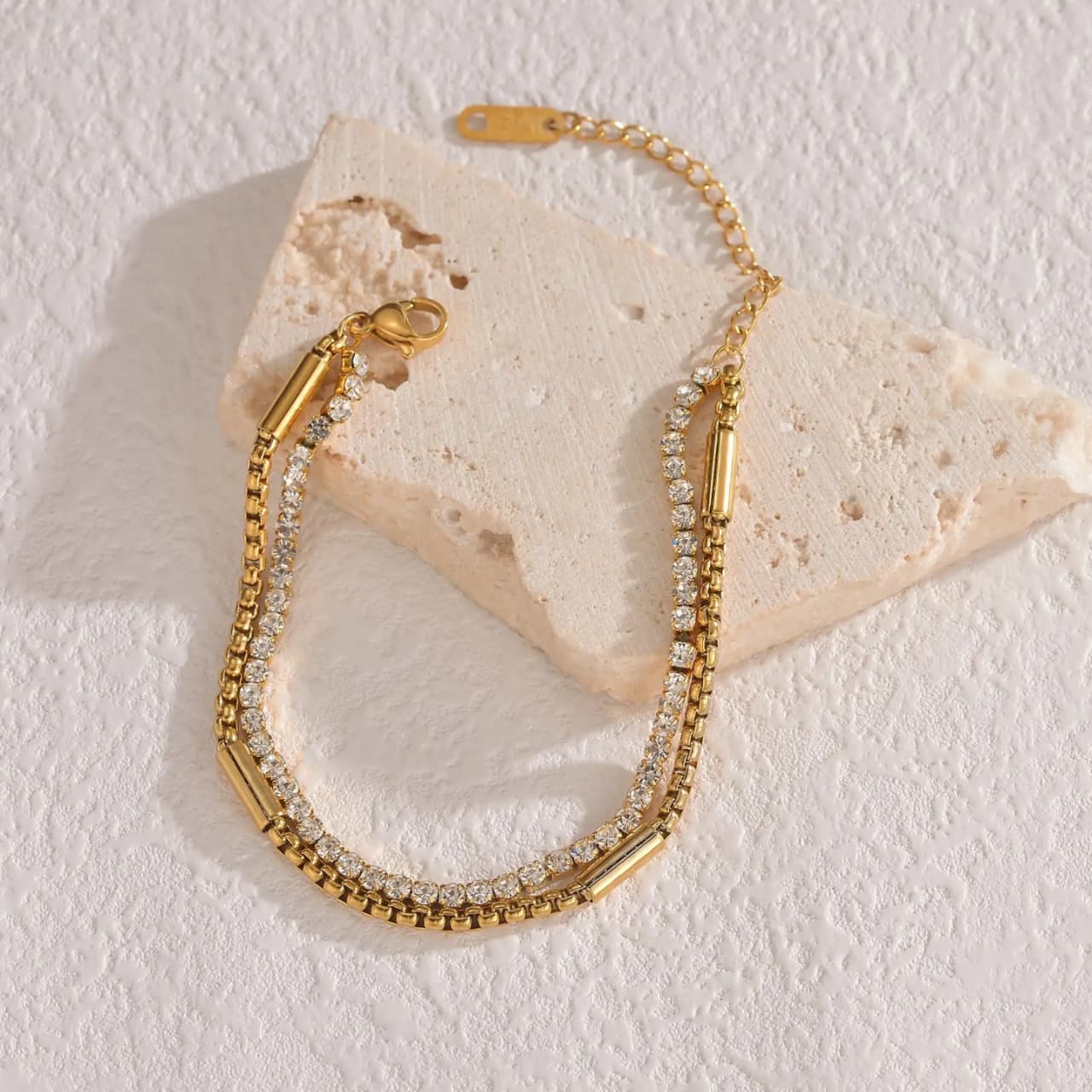 Rhinestone Tennis Bracelet