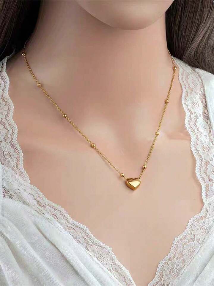 Satellite Heart Pendant