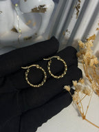 Twisted Hoop Earrings