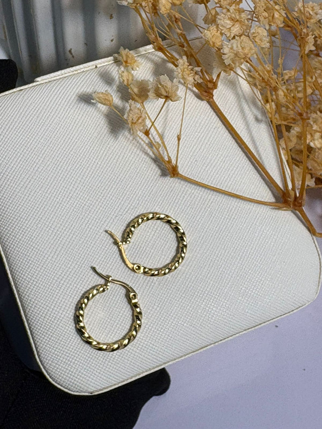 Twisted Hoop Earrings