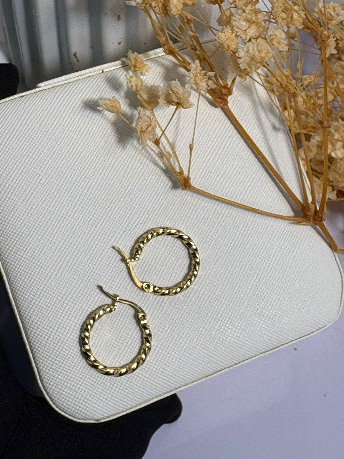 Twisted Hoop Earrings