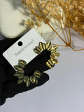 Gold Leaf Wreath Studs