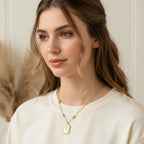 Rose Medallion Pendant Necklace