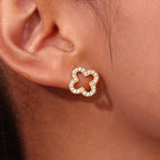 Hollow Clover Studded Set