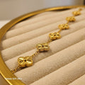 Gold Clover Bracelet